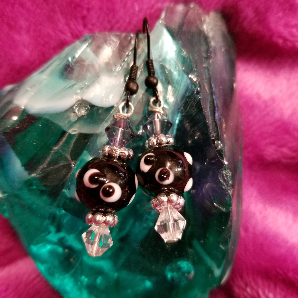 Crazy Eye Earrings